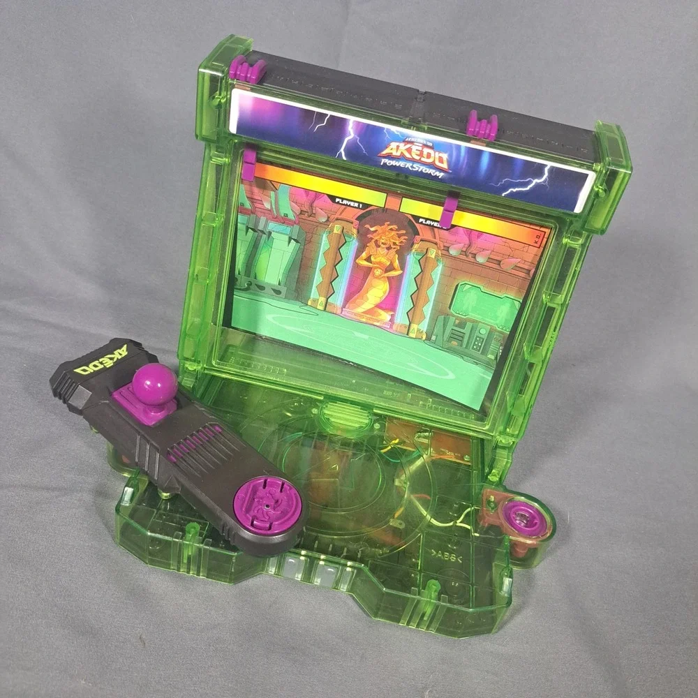 Legends of Akedo Powerstorm Ultimate Battle Arena Moose Toys Green Arcade WORKS